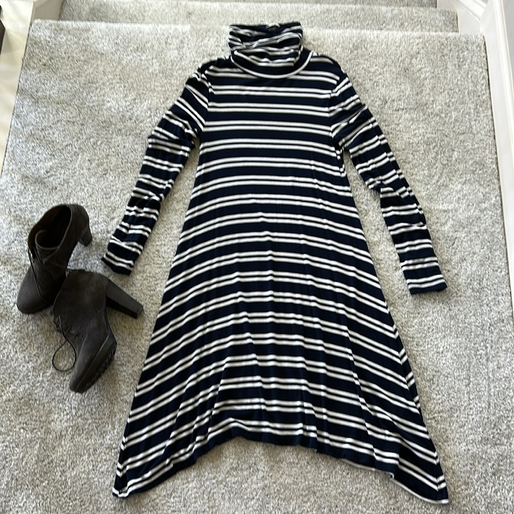 Anthropologie Turtleneck Swing Dress by Maeve - Picture 2 of 9